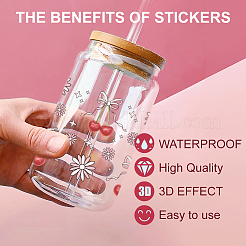 Papel de transferencia de calor diy pvc&nbsp;DIY-WH0517-129