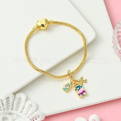 1 шт. стойка с покрытием из латуни кубический цирконий летние европейские подвески-шармы&nbsp;KK-YW0002-68