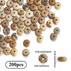 200шт натуральная картина яшмовые бусины G-PA0001-01