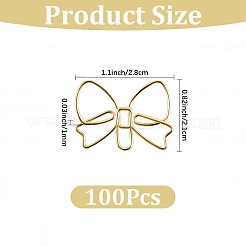 100шт железная скрепка&nbsp;AJEW-CP0009-60G