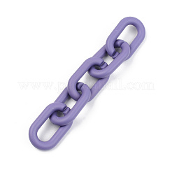 Undurchsichtige sprühlackierte Acrylverbindungsringe&nbsp;OACR-T024-02-I05