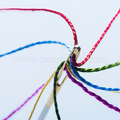 10 рулон плетеных шнуров из полиэстера 10 цветов&nbsp;OCOR-GO0001-02