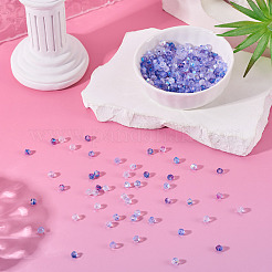 3 пакетик 3-х цветных прозрачных стеклянных бусин&nbsp;GLAA-TA0003-68