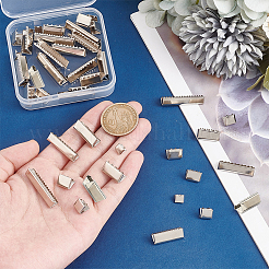 48 шт. 8 стиля латунных ленточных обжимных наконечников&nbsp;KK-PH0010-05