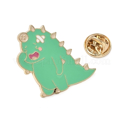 Плачущий динозавр с эмалированными штифтами из ранпласта&nbsp;LS-JEWB-D308-01B-G