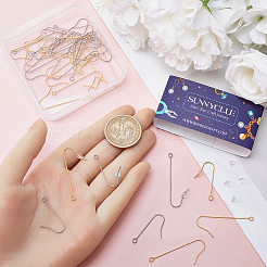 80 шт. 4 стиля крючков для сережек из хирургической нержавеющей стали 316 STAS-SC0008-15