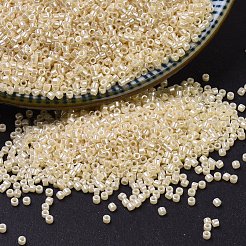 MIYUKIデリカビーズ  シリンダー  日本製シードビーズ  11/0  （db1560)不透明クリーム光沢  1.3x1.6mm  穴：0.8mm  約10000個/袋  50 G /袋&nbsp;SEED-X0054-DB1560