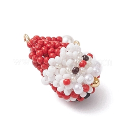 Рождественские подвески Санта-Клауса из искусственного жемчуга PALLOY-MZ01023