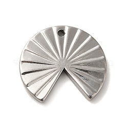 Pendentifs en acier inoxydable 304 anti-ternissement&nbsp;STAS-M312-01B-P