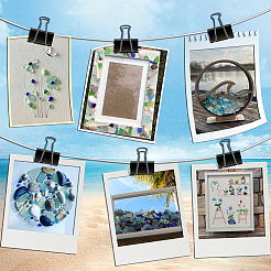 80 pieza de decoración de exhibición de vidrio de la serie Ocean&nbsp;DJEW-PA0001-04B