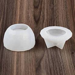 Stampi in silicone per tazze di candele fai da te rotonde sfaccettate&nbsp;LS-DIY-Q037-07B
