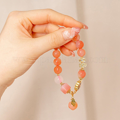 12 шт. 6-х видов латунных микрофибровых бусин-разделителей с кубическим цирконием KK-DC0003-52