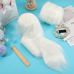 Künstlicher Wollstoff für Weihnachten&nbsp;LS-BJEW-WH0514-13C