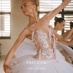 Камни preciosa® crystal hotfix с плоской основой Y-PRC-HSS8-20110
