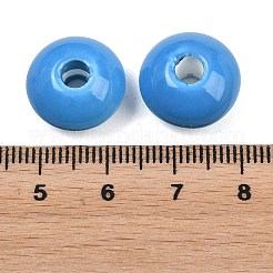 Manuell Porzellan Perlen&nbsp;PORC-Q173-15x10mm-06
