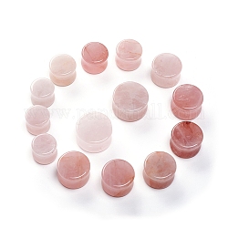 Naturale perle di quarzo rosa, Senza Buco / undrilled, colonna, 14~21x12mm