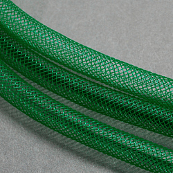 Cable de hilo de plástico neto, verde oscuro, 8mm, 30 yardas