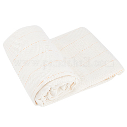 Tufting Cloth with Marked Lines, Monks Cloth Rug Backing Fabric for Rug Tufting Gun, Old Lace, 2000x2000x0.8mm