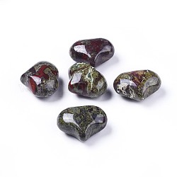 Natürlicher Drachenblut-Herz-Liebesstein, Taschenpalmenstein zum Reiki-Ausgleich, 20x25x11~13 mm