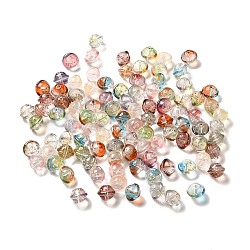 Perles en verre transparentes, planète, couleur mixte, 13x16mm, Trou: 1.6mm