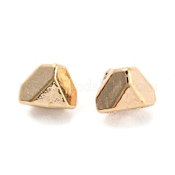 Ccb perline di plastica, triangolo, oro chiaro, 5x5x5mm, Foro: 1 mm