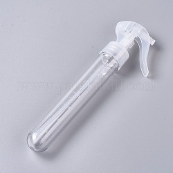 Flacone spray portatile in plastica da 35 ml, pompa di nebbia ricaricabile, atomizzatore di profumo, chiaro, 21.6x2.8cm, capacità: 35 ml (1.18 fl. oz)