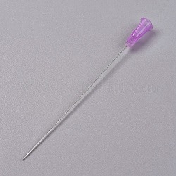 Plastic Fluid Präzision stumpfe Nadel Dispensierspitzen, lila, 98 mm, 100 Stück / Set