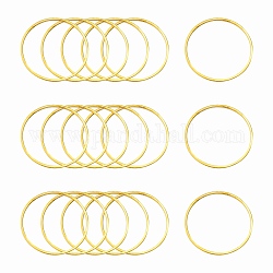 Brass Linking Rings, Golden, 25x0.7~1mm