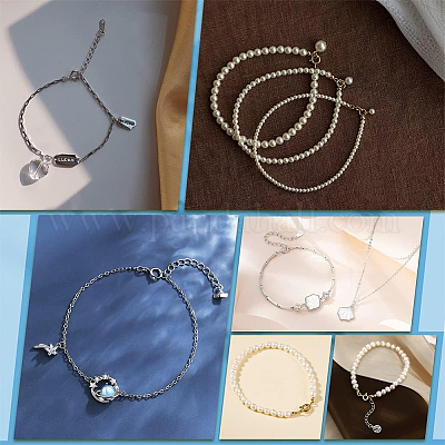 24 шт. 3 стиля ионного покрытия (IP) 304 нержавеющая сталь пружинные кольца застежки STAS-UN0052-58-1