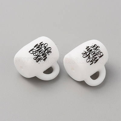 Чашка с силиконовыми бусинами SIL-WH0006-18H-1