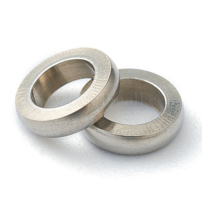 Не тускнеющие разделительные бусины из нержавеющей стали 201 STAS-B006-15P-1