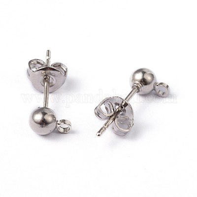 Латунные серьги в виде платины&nbsp;X-EC593-1