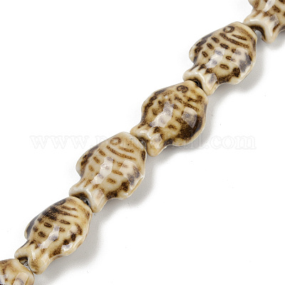 Фарфора ручной работы бисер нитей PORC-P030-01A-04-1