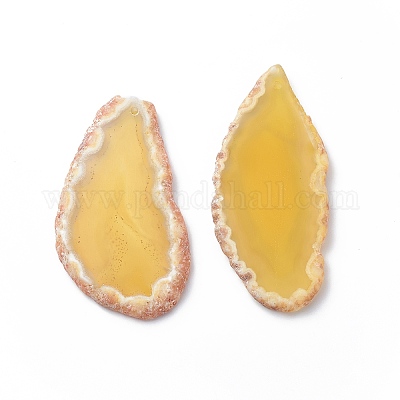 Естественно агат нарезает большие кулоны G-E022-M-1