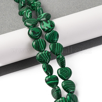 Синтетического малахита бисер нитей G-I372-A16-01-1