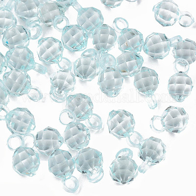 Transparenten Acryl-Anhänger&nbsp;MACR-S373-125-B06-1