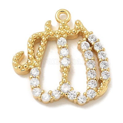 Стойки обшивки латунь микро проложить Циркон подвеску KK-L224-053G-1