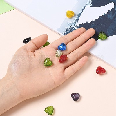 Стеклянные бусины X-SLH15MMY-1-1