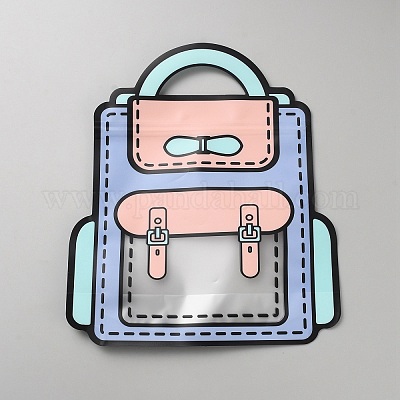 Пластиковые пакеты с застежкой-молнией в мультяшном стиле ABAG-WH20009-04A-1