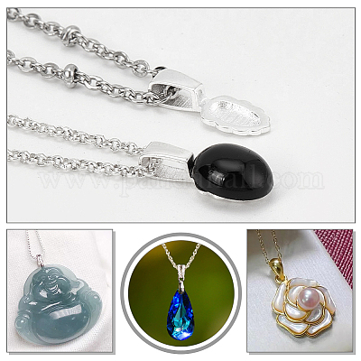 2 шт. 925 серебряные застежки-скобы STER-HY0001-03-1