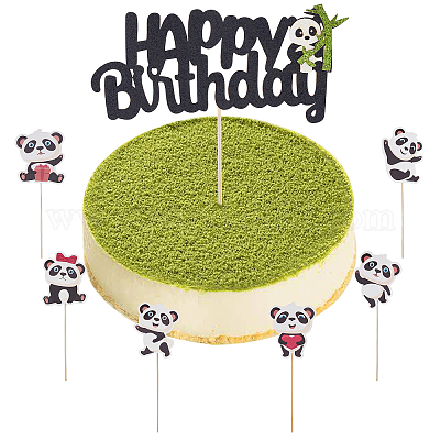 Panda Doll Mini Panda Toy Panda Cake Decoration Cute Panda