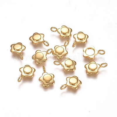 Оправы для подвесок из нержавеющей стали 304 в виде кабошонов STAS-F222-019G-1