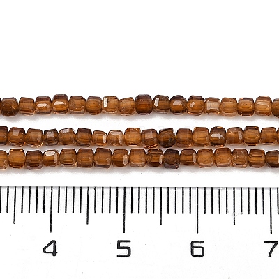 Гранат природный бисер нитей G-M096-B03-01-1