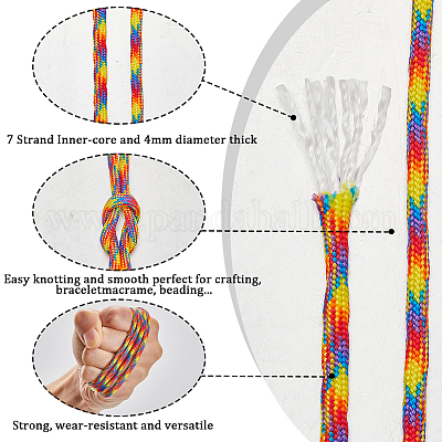 50м 7 внутренних сердечника из полиэстера и спандекса веревки-корды RCP-SP0001-01B-1