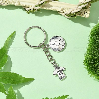 Брелки из сплава в тибетском стиле KEYC-JKC01079-1