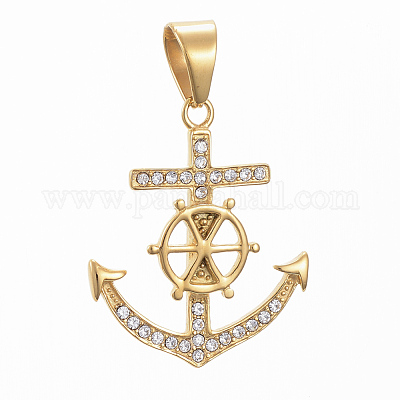 Pendentifs en acier inoxydable 304&nbsp;STAS-L196-30G-1