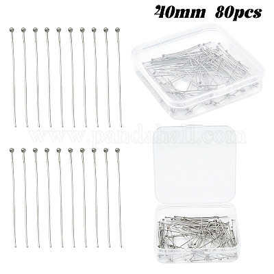 80 шт. штифты с шаровой головкой из нержавеющей стали 304&nbsp;STAS-YW0002-88-1