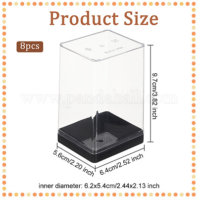 Customizable Size Acrylic Display Cabinet with Light Storage Box Building  Block Model Display Case Clear Dustproof Display Box