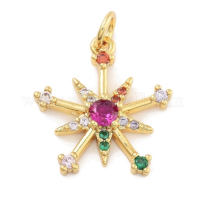 Стойки обшивки латунь микро проложить Циркон подвеску KK-Z071-62A-01G-1