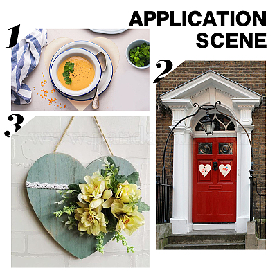 Незаконченная деревянная форма выреза сердца WOOD-WH0101-37B-1